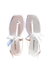 Rasteira com Laço Lateral - Prata SDI-11946 - PT