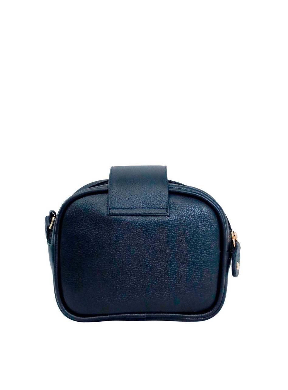 Bolsa Bag Couro Transversal 2 Zíperes Azul BSI-5071 - AZ