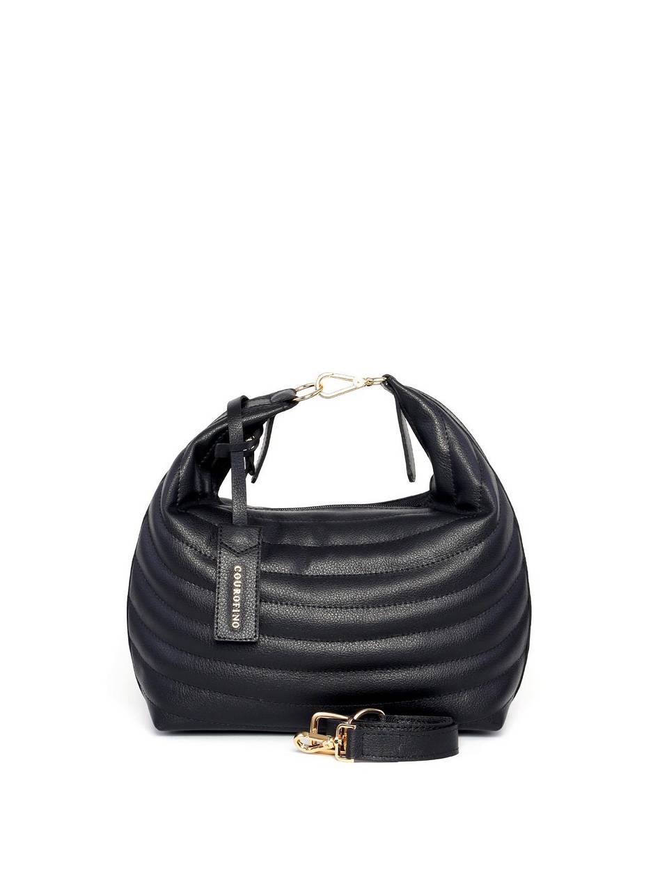 Bolsa Hobo em Matelassê com Fecho Mosquetão - Preta BSI-6217 - PR