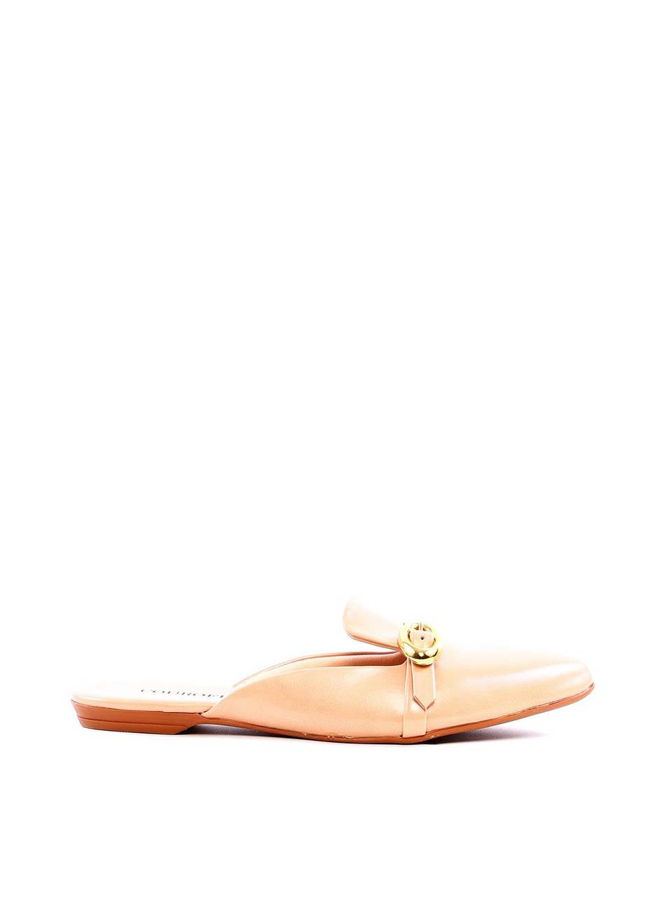 Mule de Bico Fino com Fivela - Nude SDI-11929 - NU