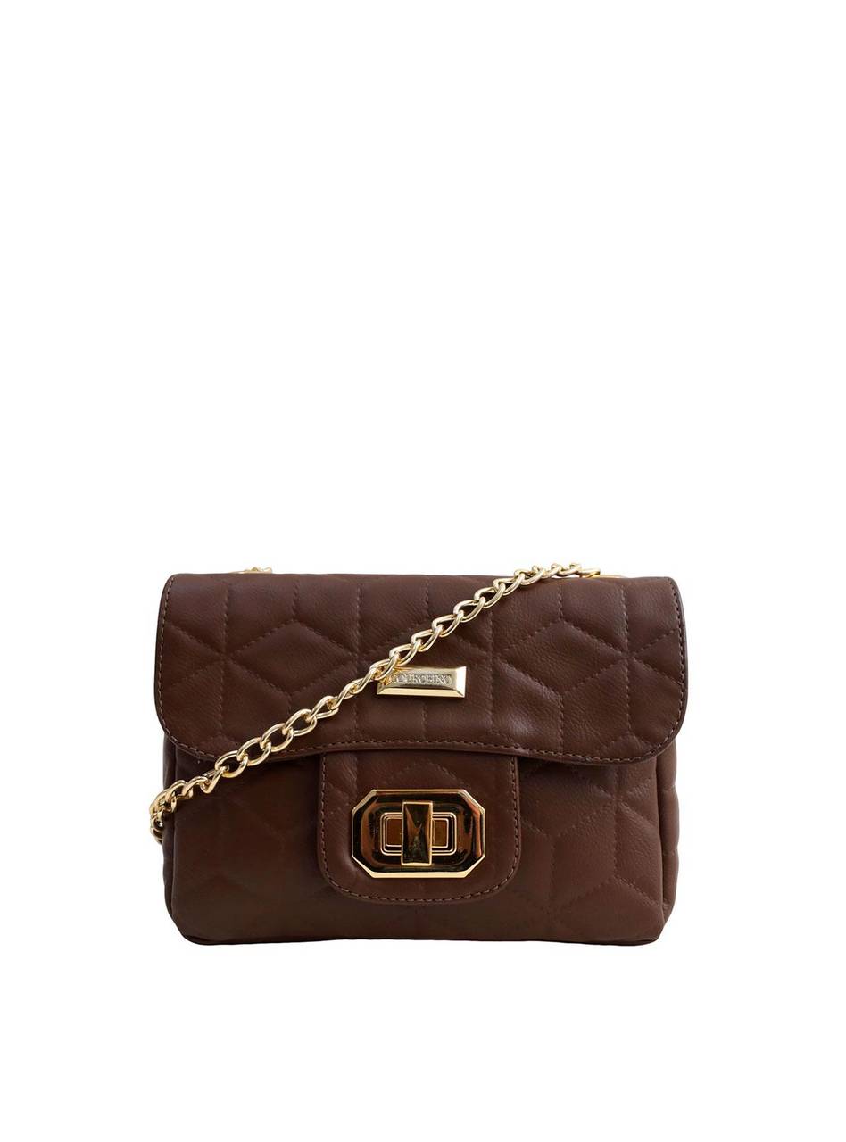 Bolsa Saddle Transversal Corrente Cacau BSI-5493 - CA