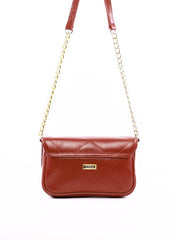 Bolsa Satchel Pequeno Couro Transversal - Castor BSI-5858 - CS