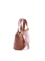 Bolsa Tote com Alça Dupla e Enfeite de Flor - Castor BSI-6111 - CS