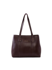 Bolsa Shopper Grande Couro Divisórias Cacau BSI-5686 - CA