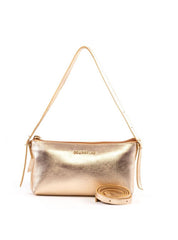 Bolsa Baguete Alça Mini Fivelas - Ouro BSI-6382 - AU