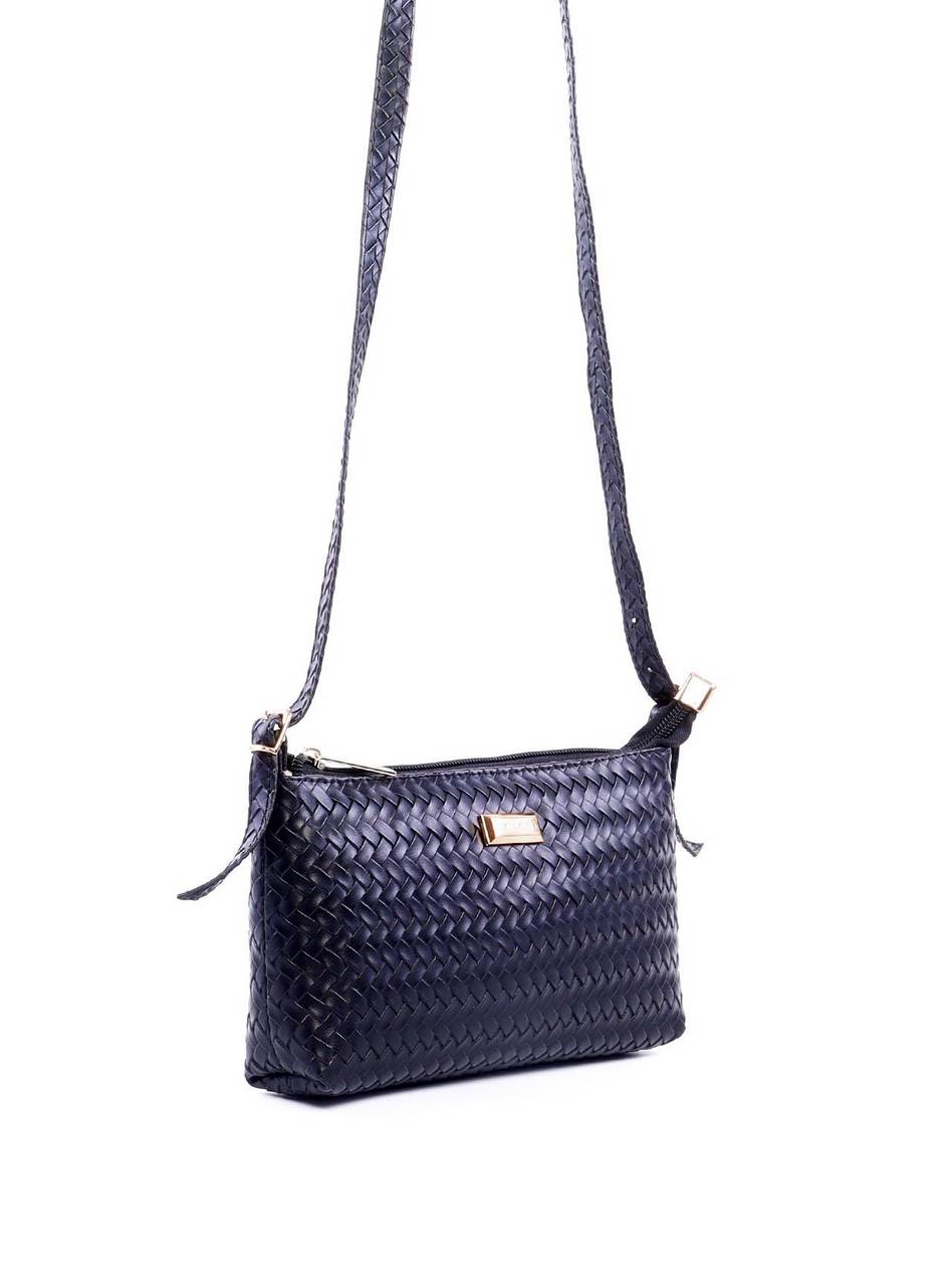 Bolsa Baguete Retangular com Alça Dupla - Preta BSI-6351 - PR