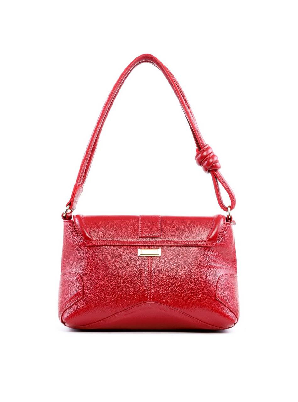 Bolsa Satchel com Costuras - Vermelha BSI-6249 - VE