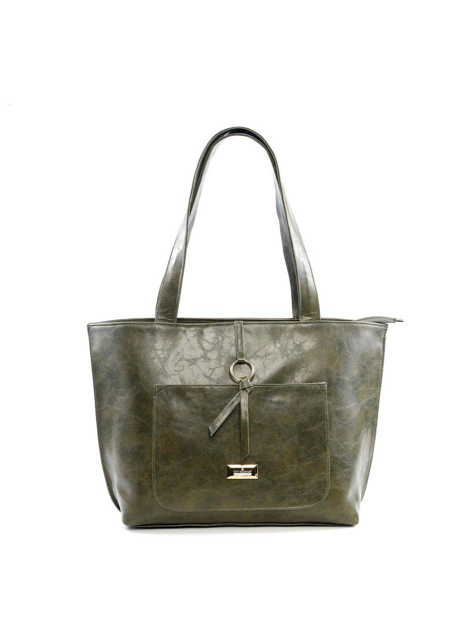 Bolsa Shopper com Detalhe de Argola - Verde BSI-6162 - VD