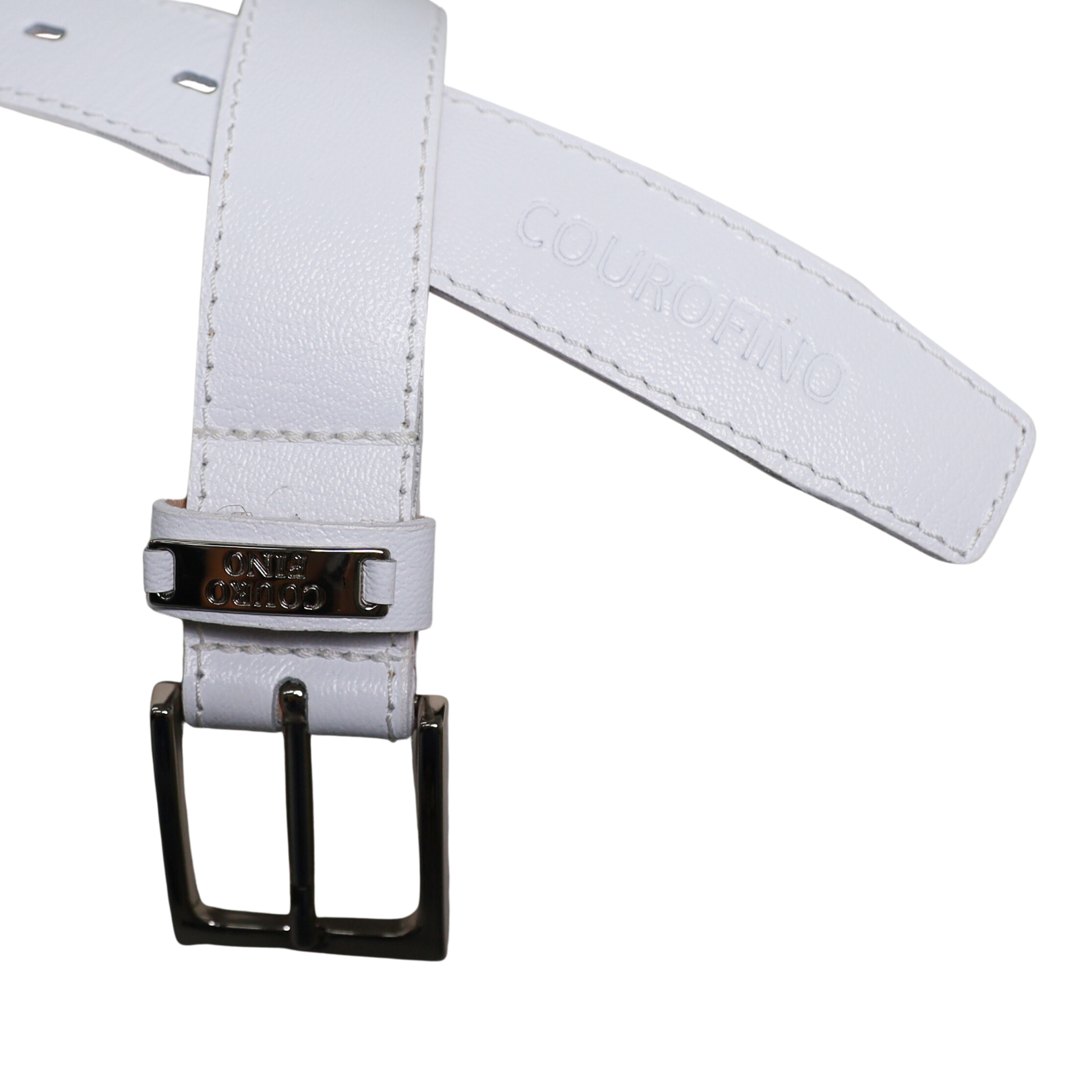 Cinto Masculino Social Couro Branco CTI-923 - BR