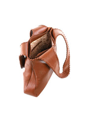 Bolsa Hobo Estilo Whipstitch - Castor BSI-6406 - CS