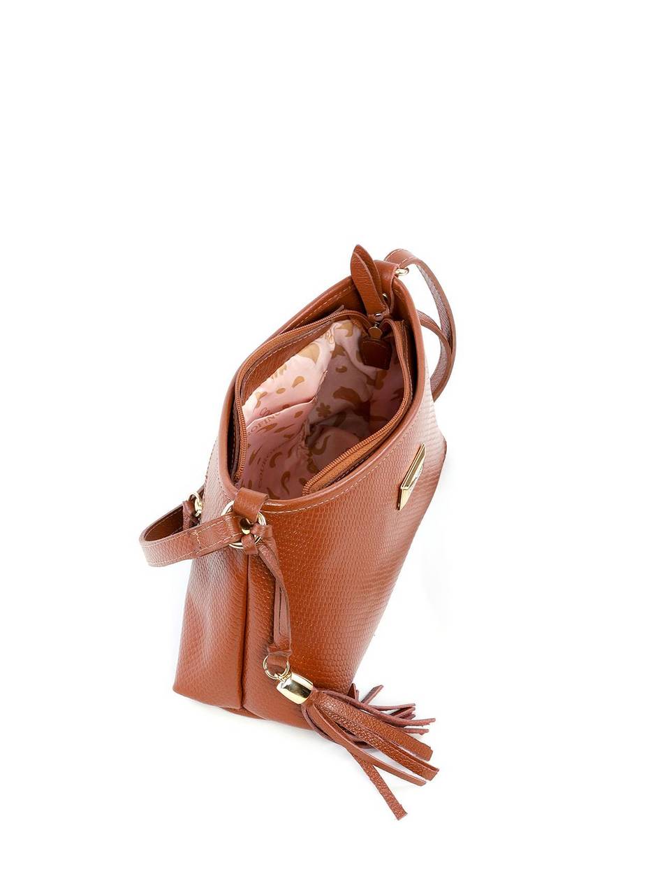 Bolsa Tote em Tressê com Barbicacho - Castor BSI-6204 - CS