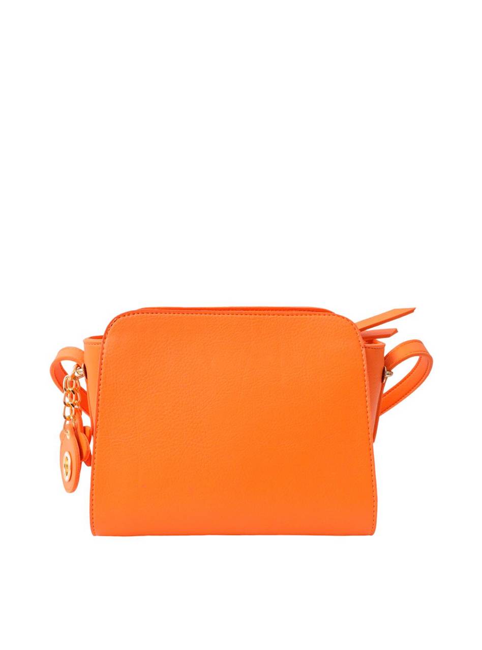 Bolsa Tote Transversal Tiracolo Florzinha Laranja BSI-4231 - LR