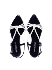 Rasteira Bico Fino com Tira de Strass - Preta SDI-11937 - PR