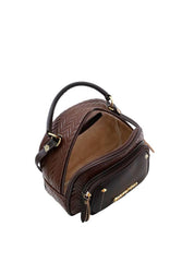 Bolsa Tote Média Transversal Zíper Frontal Cacau BSI-5684 - CA
