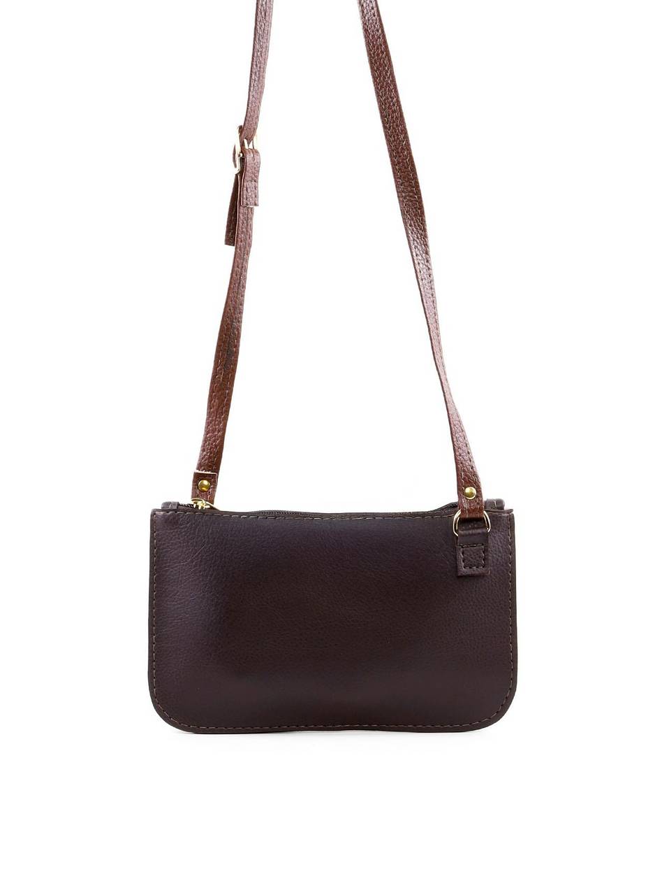 Bolsa Carteira Transversal Pequena - Cacau BSI-6430 - CA
