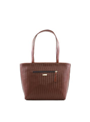 Bolsa Shopper com Tressê e Fivela - Cacau BSI-6421 - CA