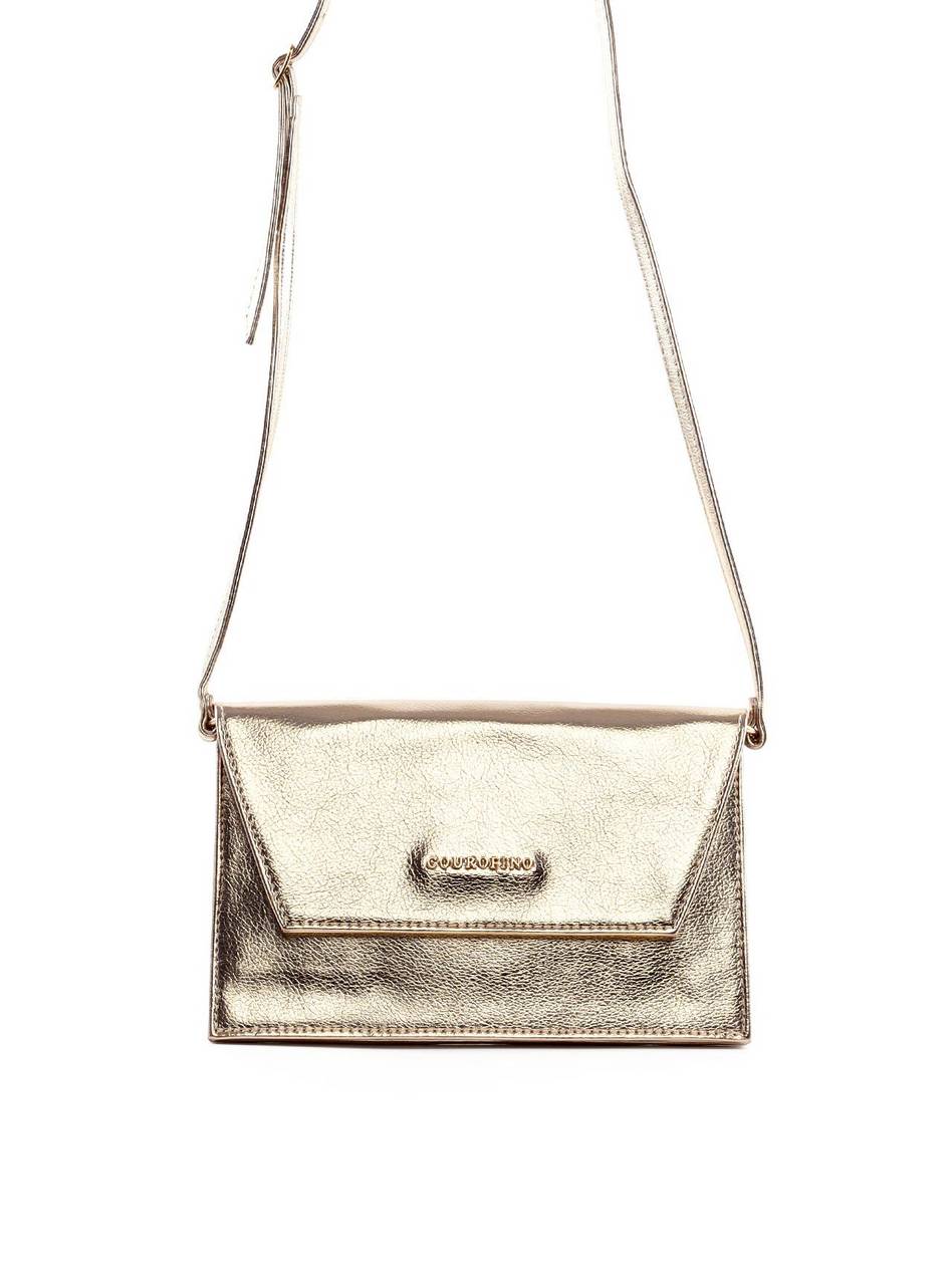 Bolsa Clutch Transversal Croco - Ouro BSI-6416 - AU