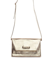 Bolsa Clutch Transversal Croco - Ouro BSI-6416 - AU