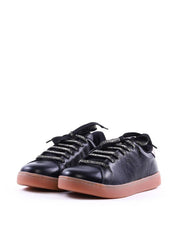 Tênis Casual com Cadarço em Strass - Preto SP-12030 - PR
