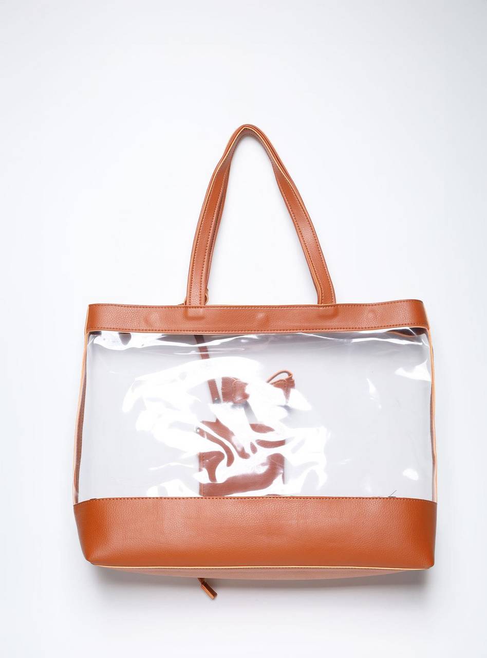 Bolsa Shopper Praia Transparente Laço Grande Castor BSI-5865 - CS