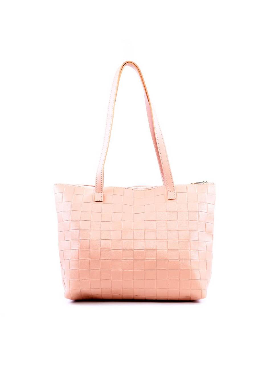 Bolsa Shopper Tiracolo com Recorte - Nude BSI-6354 - NU