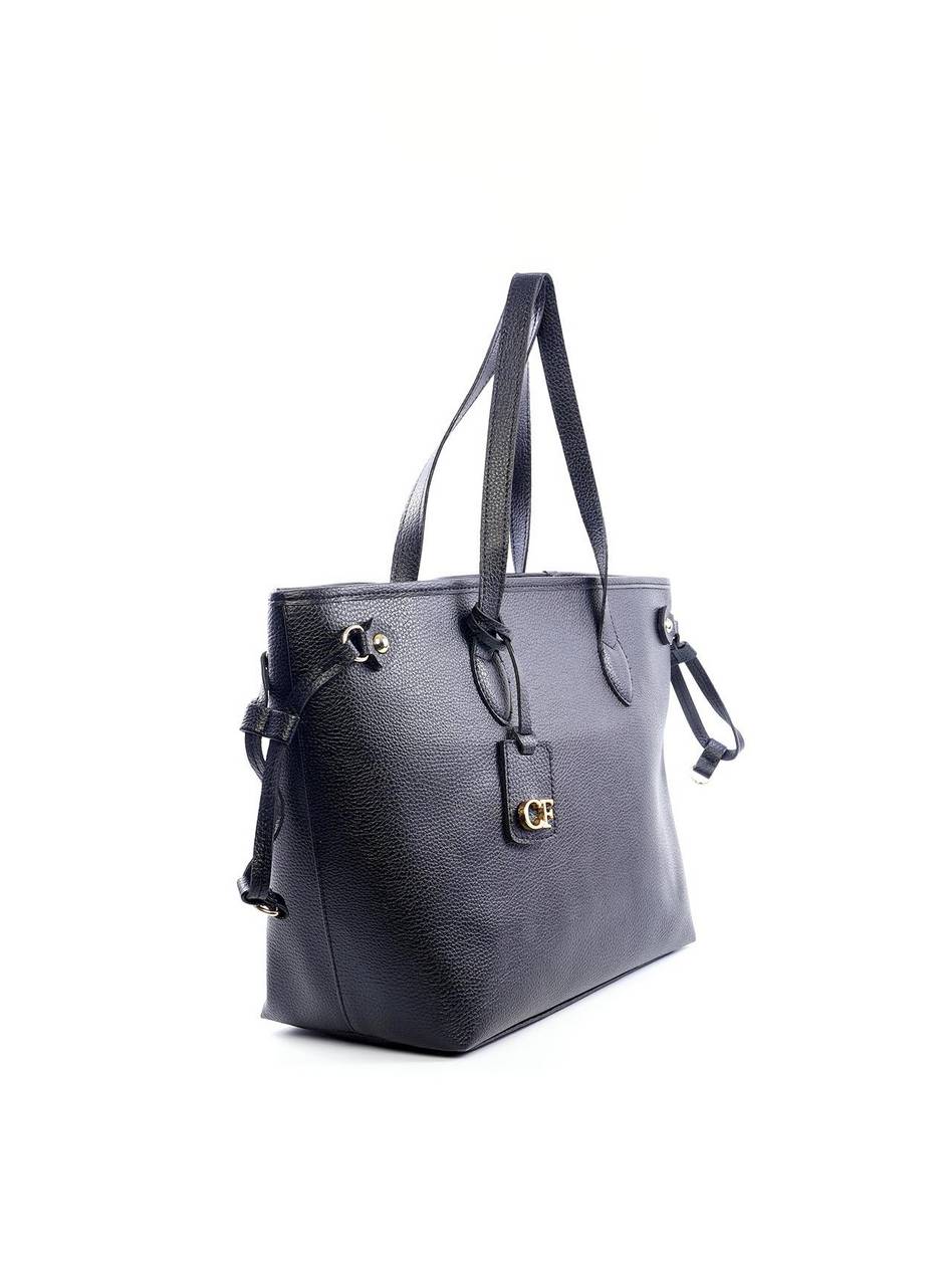 Bolsa Shopper Tiracolo com Bag Charm CF - Preta BSI-6126 - PR