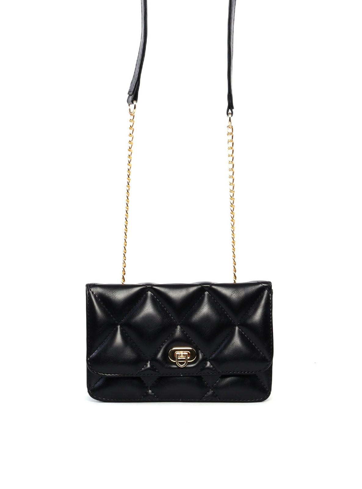 Bolsa Satchel Pequena Transversal com Matelassê BSI-6522 - PR