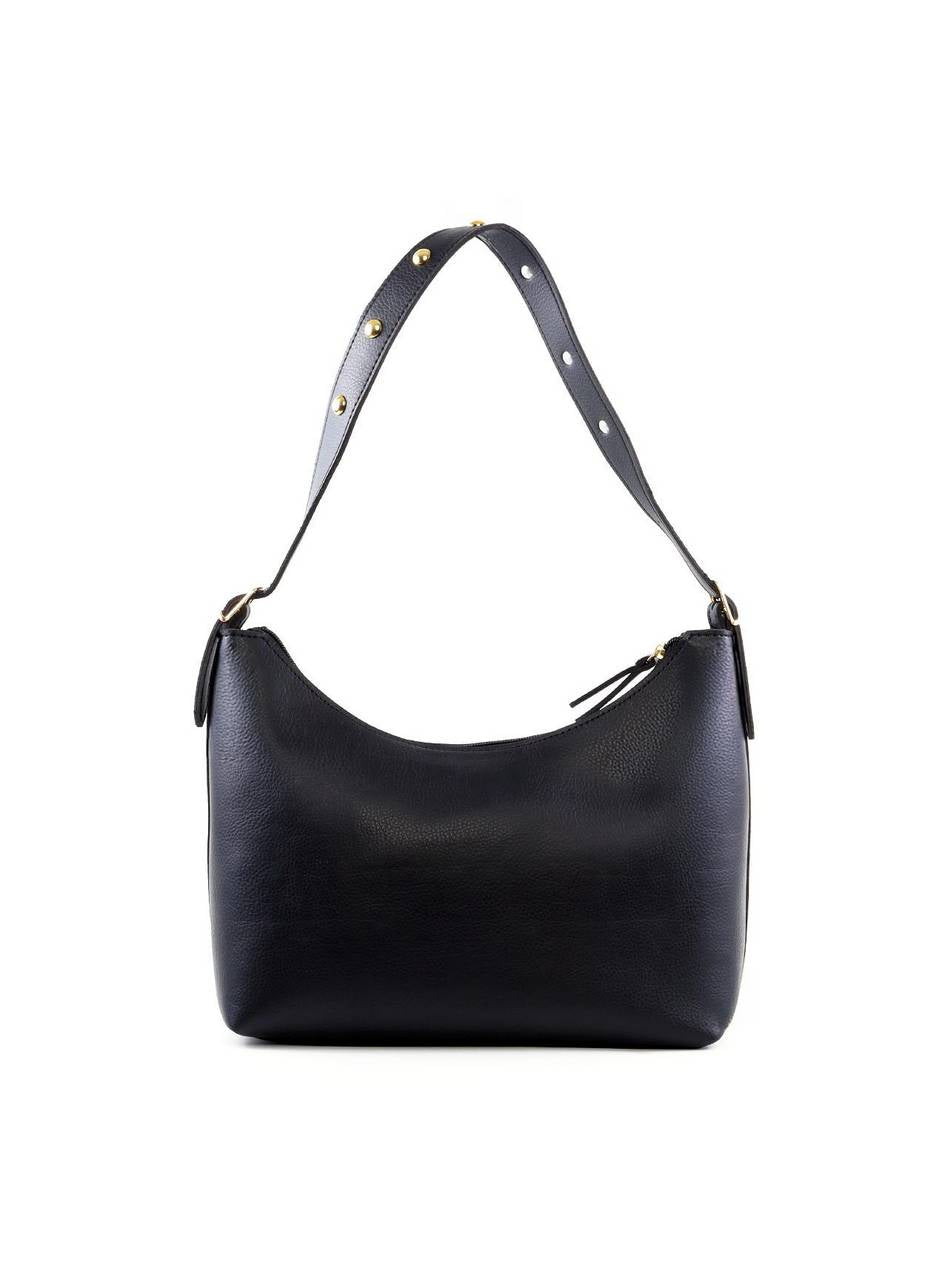 Bolsa Hobo Média Tiracolo Preta BSI-5864 - PR