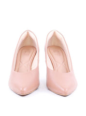 Scarpin Salto Cromado e Bico Fino - Nude SDI-11690 - NU