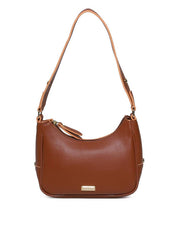 Bolsa Hobo de Ombro com Detalhes na Lateral - Castor BSI-5952 - CS