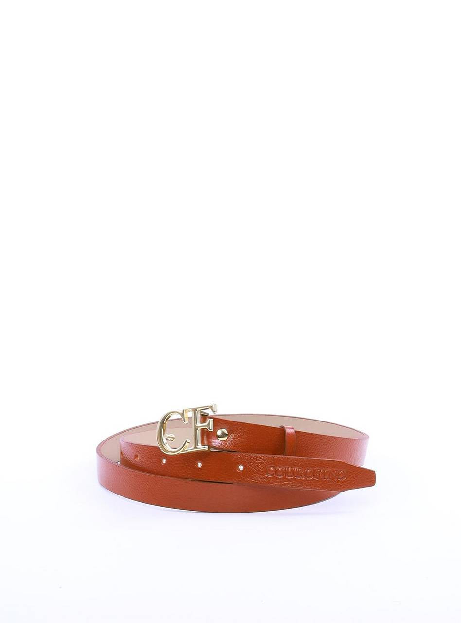 Cinto Feminino em Couro com Passador - Castor CTI-978 - CS