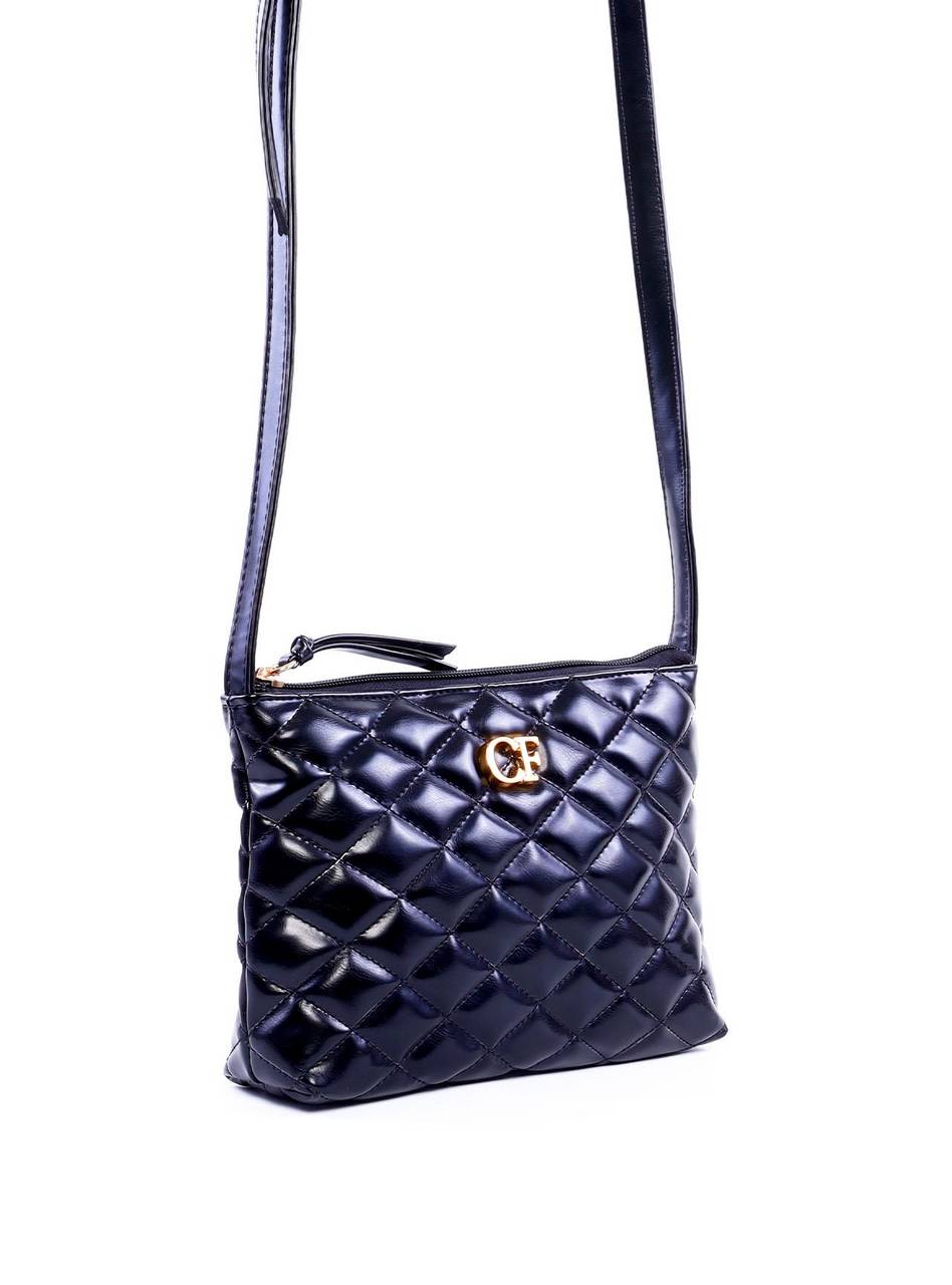 Bolsa Transversal Matelassê Pequena - Preta BSI-6319 - PR