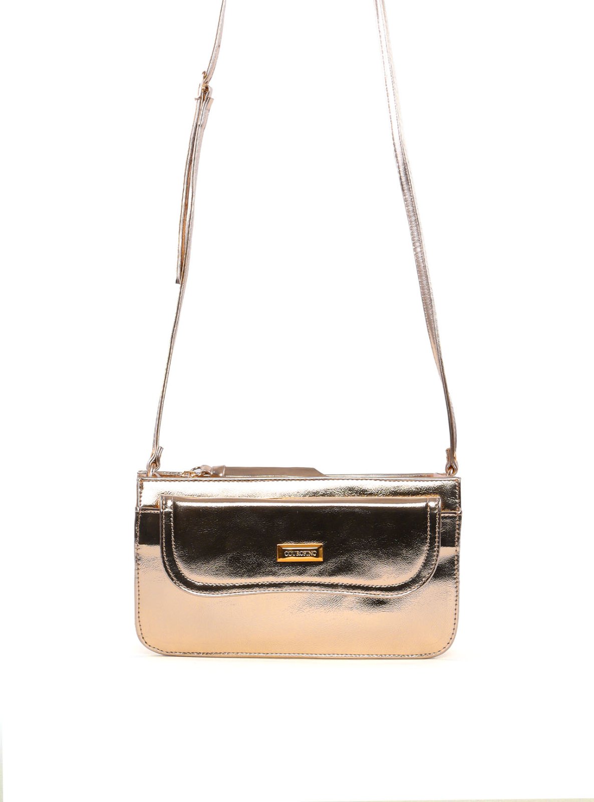 Bolsa Transversal Pequena com Bolso Frontal BSI-6539 - AU