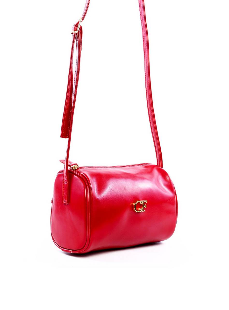 Bolsa Baú Transversal Pequena - Vermelha BSI-6268 - VE