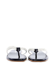 Rasteira de Dedo com Strass - Preta SDI-11889 - PR