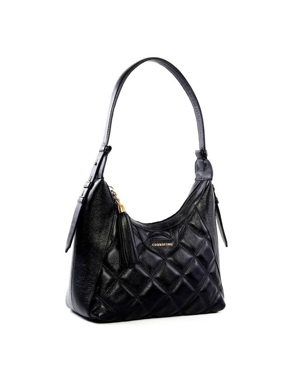 Bolsa Hobo Grande com Detalhe Matelassê e Barbicacho BSI-6486 - PR