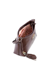 Bolsa Tote de Couro em Tressê com Barbicacho - Cacau BSI-6204 - CA