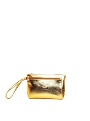 Bolsa Clutch Com Zipper de Puxador - Ouro BSI-5385 - AU