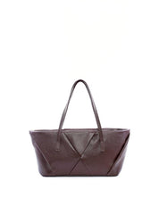 Bolsa Baguette de Mão Alongada com Recortes - Cacau BSI-6122 - CA