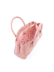 Bolsa Tote de Mão e Tiracolo Retangular com Detalhes de Costuras Nude BSI-5962 - NU