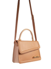Bolsa Carteiro Transversal Lisa Nude BSI-5800 - NU