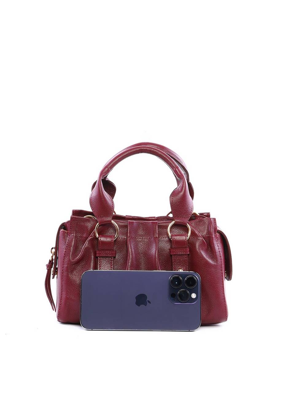 Bolsa Tote Drapeada - Vinho BSI-6391 - VI