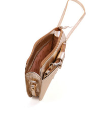 Bolsa Clutch Transversal com Bolso Removível - Ouro BSI-6417 - AU