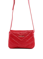 Bolsa Tote Transversal com Matelassê em V - Vermelha BSI-6437 - VE