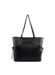 Bolsa Tote Grande com Bolso Lateral e Amarração BSI-6493 - PR
