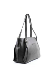 Bolsa Tote com Detalhe de Fivela e Recorte - Preta BSI-6189 - PR