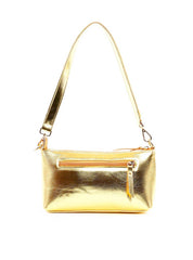 Bolsa Baguette em Metalasse - Ouro BSI-6282 - AU