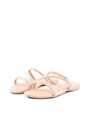 Rasteiras Comfort Tiras Finas com Strass - Nude SDI-11920 - NU