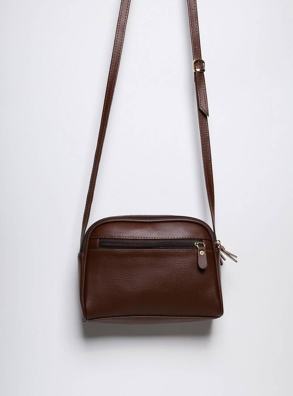 Bolsa Bag Pequena Transversal Cacau BSI-5843 - CA