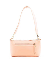 Bolsa Baguette em Metalasse - Nude BSI-6282 - NU